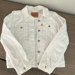 Levi’s Off White Jean Jacket Adult S